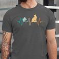 Reading Cat Heartbeat Book & Cat Lover Unisex Jersey T-Shirt Reading Cat Heartbeat Book & Cat Lover Unisex Jersey T-Shirt