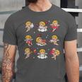 Reading Cupids Books Valentine's Day Teachers Book Lovers Unisex Jersey T-Shirt Reading Cupids Books Valentine's Day Teachers Book Lovers Unisex Jersey T-Shirt
