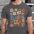 In My Reading Era Books Lovers Men Women Kids Unisex Jersey T-Shirt