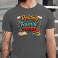 Reading Is My Favorite Sport Book Lover Unisex Jersey T-Shirt Reading Is My Favorite Sport Book Lover Unisex Jersey T-Shirt