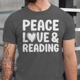 Reading I Love Books And Reading Unisex Jersey T-Shirt Reading I Love Books And Reading Unisex Jersey T-Shirt