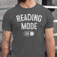 Reading Mode On Book Lover Librarian Teacher Unisex Jersey T-Shirt