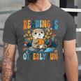 Reading Is Otterly Fun Sea Otter Book Lover Bookworm Unisex Jersey T-Shirt Reading Is Otterly Fun Sea Otter Book Lover Bookworm Unisex Jersey T-Shirt