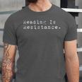 Reading Is Resistance Banned Books Unisex Jersey T-Shirt