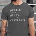 Reading Is a Right Not a Privilege Banned Books Unisex Jersey T-Shirt