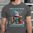 Reading Snow So Many Books Christmas Snow Little Time Unisex Jersey T-Shirt