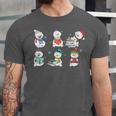 Reading Snowman Christmas Book Lovers Bookworm Librarian Unisex Jersey T-Shirt Reading Snowman Christmas Book Lovers Bookworm Librarian Unisex Jersey T-Shirt