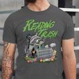 Reading Trash Racoon Bookworm Bookish Librarian Book Lover Unisex Jersey T-Shirt Reading Trash Racoon Bookworm Bookish Librarian Book Lover Unisex Jersey T-Shirt