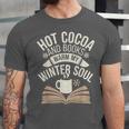Reading All Winter Cozy Book Lover And Literary Escape Unisex Jersey T-Shirt