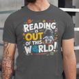 Reading Is Out Of This World Space Book Lover Kids Unisex Jersey T-Shirt