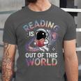Reading Is Out Of This World Space Book Lover Unisex Jersey T-Shirt