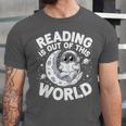 Reading Is Out Of This World Space Books Lover Unisex Jersey T-Shirt