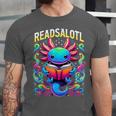 Readsalotl Axolotl Book Lovers Axolotls Unisex Jersey T-Shirt Readsalotl Axolotl Book Lovers Axolotls Unisex Jersey T-Shirt