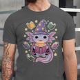 ReadsALOTL Cute Axolotl Book Lover Unisex Jersey T-Shirt ReadsALOTL Cute Axolotl Book Lover Unisex Jersey T-Shirt
