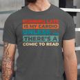 Retro Art Graphic Novels Superheroes Vintage Comic Books Unisex Jersey T-Shirt