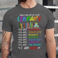 Retro Librarian Book Reader Library Book Reading Unisex Jersey T-Shirt