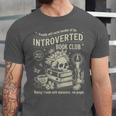 Retro Proud Anti Social Member Of Introverted Book Club Unisex Jersey T-Shirt Retro Proud Anti Social Member Of Introverted Book Club Unisex Jersey T-Shirt