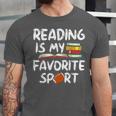 Retro Reading Is My Favorite Sport Football World Book Day Unisex Jersey T-Shirt Retro Reading Is My Favorite Sport Football World Book Day Unisex Jersey T-Shirt