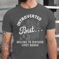 Romance Reader Spicy Book Merch Book Lovers Bookish Women Unisex Jersey T-Shirt Romance Reader Spicy Book Merch Book Lovers Bookish Women Unisex Jersey T-Shirt