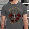 Romantasy Book Club Coffee Sword Roses Unisex Jersey T-Shirt Romantasy Book Club Coffee Sword Roses Unisex Jersey T-Shirt