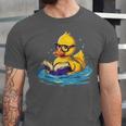 Rubber Duck Reading Book Swim Rubber Duckling Rubber Duckie Unisex Jersey T-Shirt