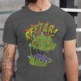 Rugrats Reptar Distressed Comic Book Style Cartoon Unisex Jersey T-Shirt