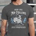 Run Like Mr Collins Just Proposed Books And Running Unisex Jersey T-Shirt Run Like Mr Collins Just Proposed Books And Running Unisex Jersey T-Shirt