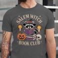 Salem Witch Book Club Bookish Halloween Raccoon Witchcraft Unisex Jersey T-Shirt