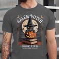 Salem Witch Book Club All Witches Welcome Halloween Reading Unisex Jersey T-Shirt