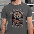 Salem Witch Book Club All Witches Welcome Spooky Halloween Unisex Jersey T-Shirt