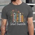 School Counselor Wildflower Books National School Counseling Unisex Jersey T-Shirt