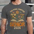 Senior 2026 Final Chapter Retro Book Lover Last First Day Unisex Jersey T-Shirt