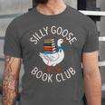 Silly Goose Book Club Reading Lover Unisex Jersey T-Shirt Silly Goose Book Club Reading Lover Unisex Jersey T-Shirt