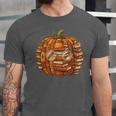 Smart Book Pumpkin Retro Fall Teacher Reading Halloween Unisex Jersey T-Shirt Smart Book Pumpkin Retro Fall Teacher Reading Halloween Unisex Jersey T-Shirt