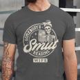 Smut Book Reader Spicy Romance Somebody's Smut Reading Wife Unisex Jersey T-Shirt