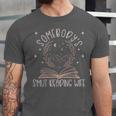 Somebodys Smut Reading Wife Spicy Books Romance Fairy Tales Unisex Jersey T-Shirt