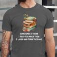 Sometimes I Think I Read Too Much For Books Lover Unisex Jersey T-Shirt Sometimes I Think I Read Too Much For Books Lover Unisex Jersey T-Shirt