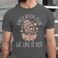 Spicy Book Club Dark Romance Reader Spicy Bookish Skeleton Unisex Jersey T-Shirt Spicy Book Club Dark Romance Reader Spicy Bookish Skeleton Unisex Jersey T-Shirt