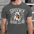 Spooky Book Club Cute Ghost Reading Book Halloween Costume Unisex Jersey T-Shirt
