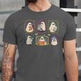Spooky Teacher Halloween Ghost Reading Book Trick Or Treat Unisex Jersey T-Shirt Spooky Teacher Halloween Ghost Reading Book Trick Or Treat Unisex Jersey T-Shirt