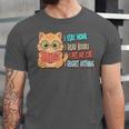 Stay Home Read Books Pet My Cat Regret Nothing Cats Book Unisex Jersey T-Shirt