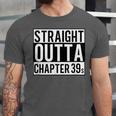 Straight Outta Chapter 39 Cute Book Lover Reader Unisex Jersey T-Shirt