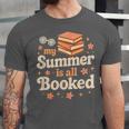 My Summer Is All Booked Book Lover Reading Vacation 2025 Unisex Jersey T-Shirt My Summer Is All Booked Book Lover Reading Vacation 2025 Unisex Jersey T-Shirt