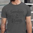 Sunshine Is For Plants Introverts Goth Gothic Gamers Unisex Jersey T-Shirt Sunshine Is For Plants Introverts Goth Gothic Gamers Unisex Jersey T-Shirt