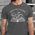 Support Your Local Library Book Reading Books Unisex Jersey T-Shirt