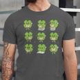 Teacher Reading Shamrock St Patrick’s Day Book Lover Kids Unisex Jersey T-Shirt