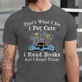 That’s What I Do Pet Cats Read Books Forget Things Flower Unisex Jersey T-Shirt