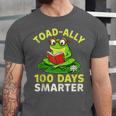 Toad-Ally 100 Days Smarter Frog Reading Book 100 School Day Unisex Jersey T-Shirt Toad-Ally 100 Days Smarter Frog Reading Book 100 School Day Unisex Jersey T-Shirt
