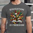 History Book Education Freedom Teacher Women Men Kids Unisex Jersey T-Shirt