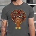 History Month Afro Book Lover Women Girls Librarian Unisex Jersey T-Shirt